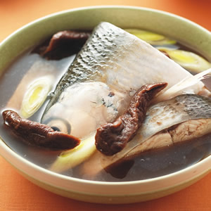 老菜脯魚湯::食譜