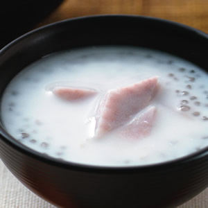 芋頭椰汁西米露::食譜