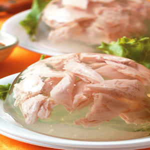 水晶雞肉凍(1)::食譜