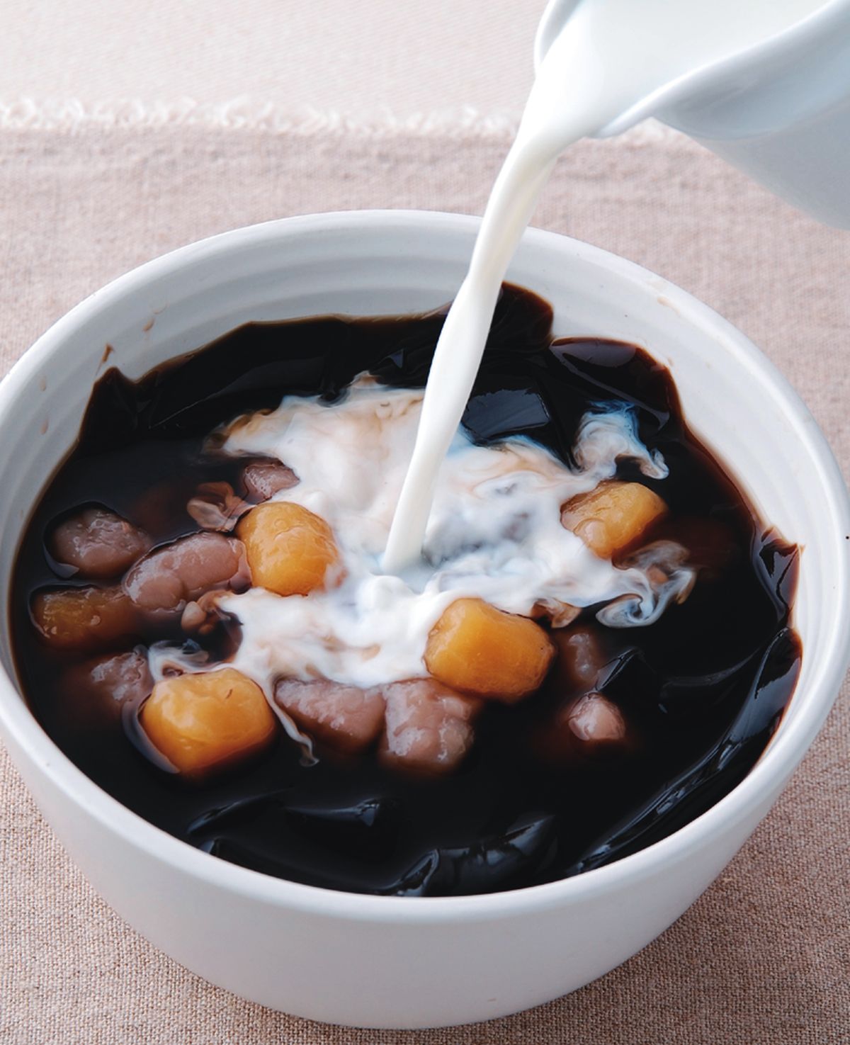 仙草芋圆牛奶 ::食谱::www.ytower.com.tw