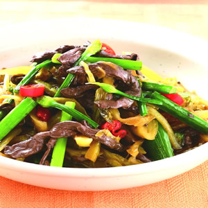 酸菜鴨血::食譜