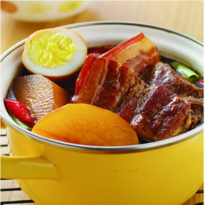 蘿蔔豆乾滷肉::食譜