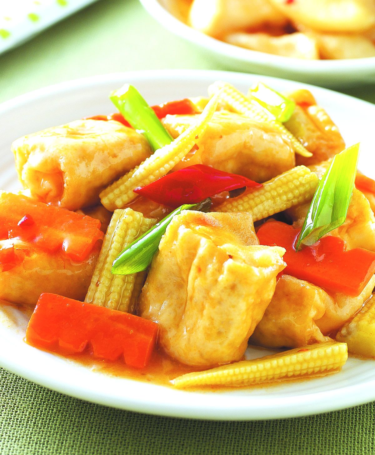 辣炒炸豆腐